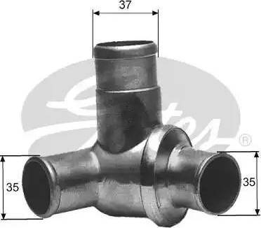 Gates TH11987 - Termostats, Dzesēšanas šķidrums ps1.lv