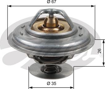 Gates TH13287G1 - Termostats, Dzesēšanas šķidrums ps1.lv