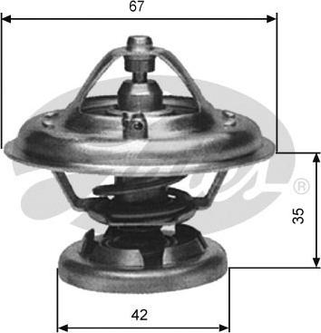 Gates TH12685G1 - Termostats, Dzesēšanas šķidrums ps1.lv