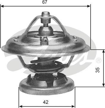 Gates TH12680G1 - Termostats, Dzesēšanas šķidrums ps1.lv