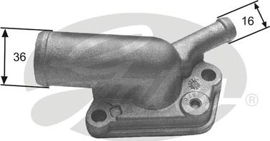 Gates TH12087G1 - Termostats, Dzesēšanas šķidrums ps1.lv