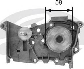 Gates Z80498 - Ūdenssūknis ps1.lv