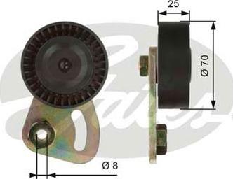 GATES-AU 39019 - Siksnas spriegotājs, Ķīļsiksna ps1.lv