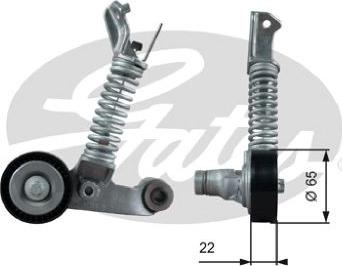 GATES-AU 39373 - Siksnas spriegotājs, Ķīļsiksna ps1.lv