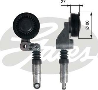 GATES-AU 39236 - Siksnas spriegotājs, Ķīļsiksna ps1.lv