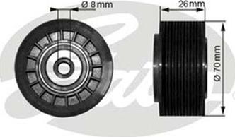 GATES-AU 36304 - Parazīt / Vadrullītis, Ķīļrievu siksna ps1.lv