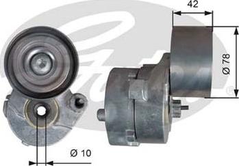 GATES-AU 38560 - Siksnas spriegotājs, Ķīļsiksna ps1.lv