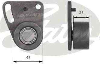 GATES-AU T41142 - Siksnas spriegotājs, Zobsiksna ps1.lv