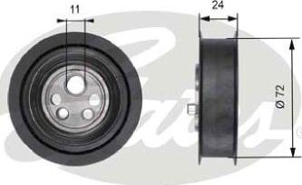 GATES-AU T41102 - Spriegotājrullītis, Gāzu sadales mehānisma piedziņas siksna ps1.lv