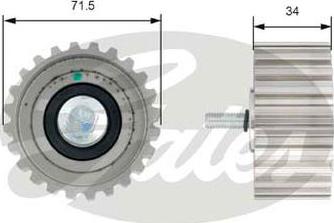 GATES-AU T42183 - Parazīt / Vadrullītis, Zobsiksna ps1.lv