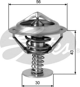 GATES-AU TH05382G1 - Termostats, Dzesēšanas šķidrums ps1.lv