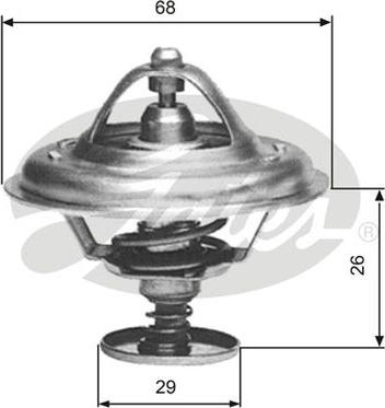 GATES-AU TH08983G1 - Termostats, Dzesēšanas šķidrums ps1.lv