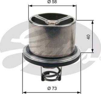 GATES-AU TH07882 - Termostats, Dzesēšanas šķidrums ps1.lv