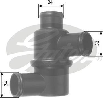 GATES-AU TH14580 - Termostats, Dzesēšanas šķidrums ps1.lv