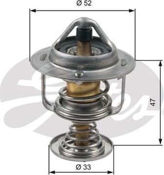 GATES-AU TH30580G1 - Termostats, Dzesēšanas šķidrums ps1.lv