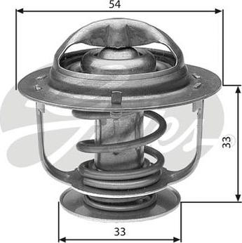 GATES-AU TH30888G1 - Termostats, Dzesēšanas šķidrums ps1.lv