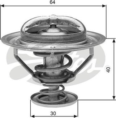 GATES-AU TH31182G1 - Termostats, Dzesēšanas šķidrums ps1.lv