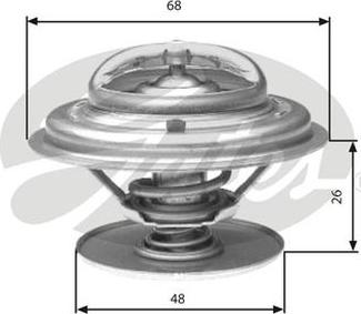 GATES-AU TH32882G1 - Termostats, Dzesēšanas šķidrums ps1.lv