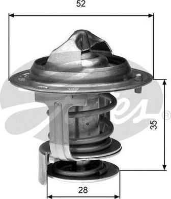 GATES-AU TH29484G1 - Termostats, Dzesēšanas šķidrums ps1.lv