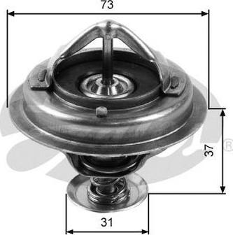 GATES-AU TH24588G1 - Termostats, Dzesēšanas šķidrums ps1.lv