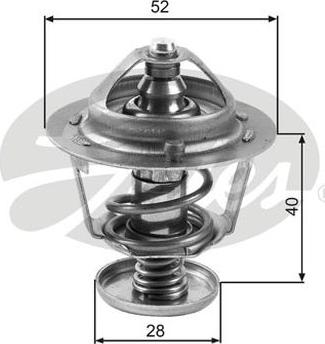 GATES-AU TH24782G1 - Termostats, Dzesēšanas šķidrums ps1.lv