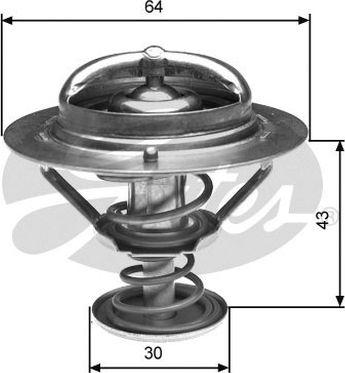 GATES-AU TH27082G1 - Termostats, Dzesēšanas šķidrums ps1.lv