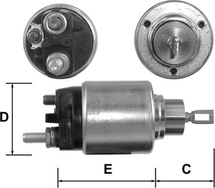 General Motors E9017 - Ievilcējrelejs, Starteris ps1.lv