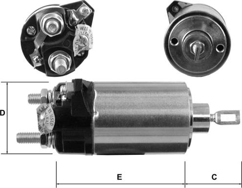 General Motors E3667 - Ievilcējrelejs, Starteris ps1.lv