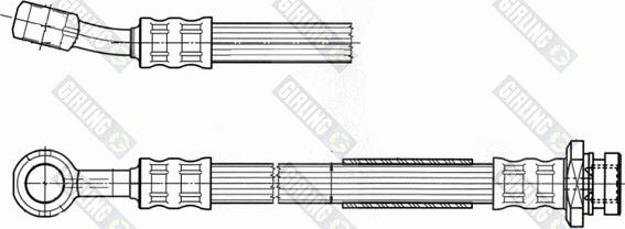 Girling 9004450 - Bremžu šļūtene ps1.lv