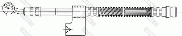 Girling 9004607 - Bremžu šļūtene ps1.lv