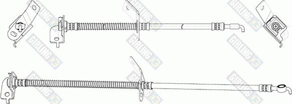 Girling 90041058 - Bremžu šļūtene ps1.lv