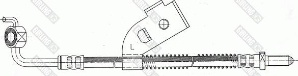 Girling 9004341 - Bremžu šļūtene ps1.lv