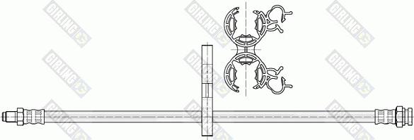 Girling 9002487 - Bremžu šļūtene ps1.lv