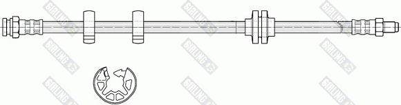 Girling 9002627 - Bremžu šļūtene ps1.lv