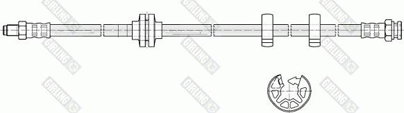 Girling 9002361 - Bremžu šļūtene ps1.lv
