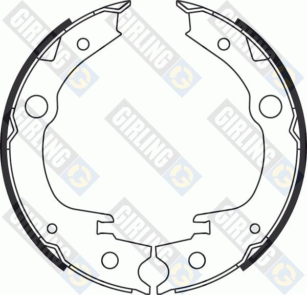 Girling 5187099 - Bremžu loku kompl., Stāvbremze ps1.lv