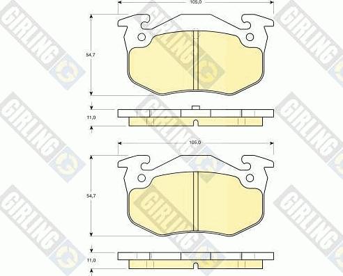 Girling 6410923 - Bremžu komplekts, Disku bremzes ps1.lv