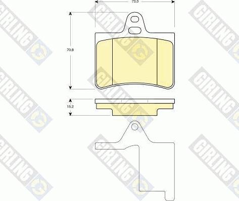 Girling 6411589 - Bremžu komplekts, Disku bremzes ps1.lv