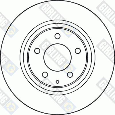 Girling 6049672 - Bremžu diski ps1.lv