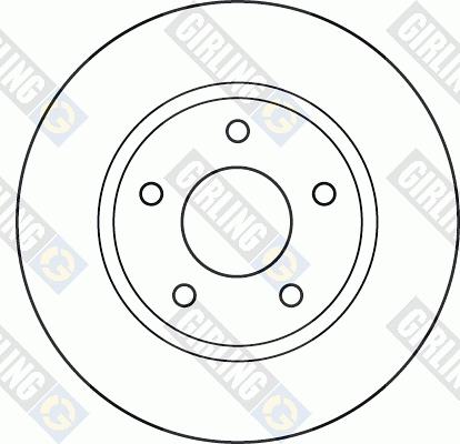 Girling 6049331 - Bremžu diski ps1.lv