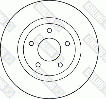 Girling 6049321 - Bremžu diski ps1.lv