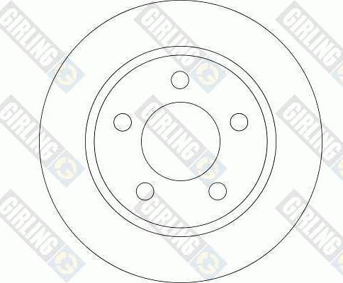 Girling 6044194 - Bremžu diski ps1.lv