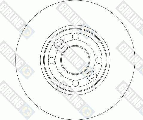 Girling 6043641 - Bremžu diski ps1.lv