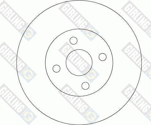 Girling 6043661 - Bremžu diski ps1.lv