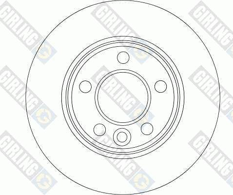 Girling 6043122 - Bremžu diski ps1.lv