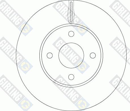 Girling 6065201 - Bremžu diski ps1.lv