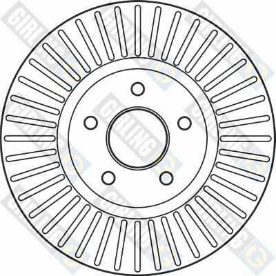 Girling 6060195 - Bremžu diski ps1.lv