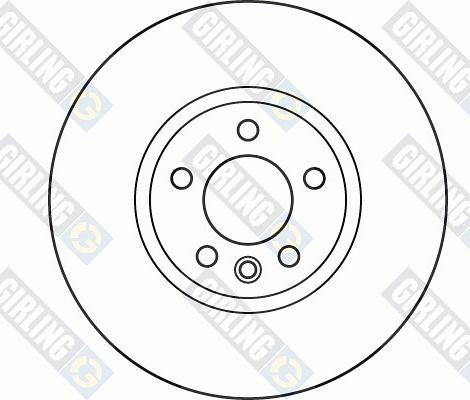 Girling 6061245 - Bremžu diski ps1.lv