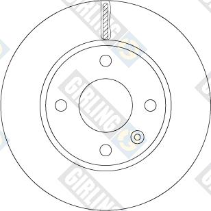 Girling 6067831 - Bremžu diski ps1.lv