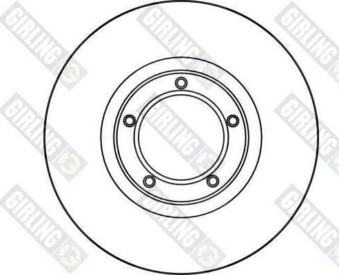Girling 6016221 - Bremžu diski ps1.lv